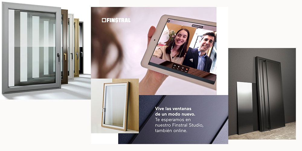 Ventanas que muestran un futuro sostenible